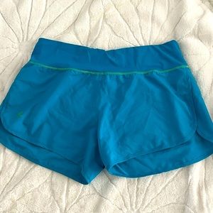 Teal colored Salomon Woman’s Athletic Shorts